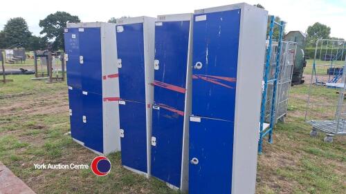 4 x workshop lockers, key in office