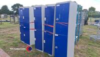 4 x workshop lockers, key in office