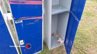 4 x workshop lockers, key in office - 3