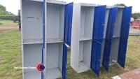 4 x workshop lockers, key in office - 8
