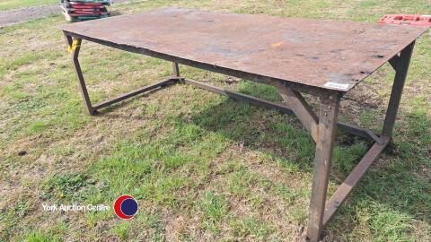 Large welders fabricators table 8 x 4 approx