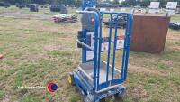 Pecolift power tower, 3.5m working height, 150kg platform capacity