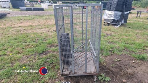 Mobile storage cage
