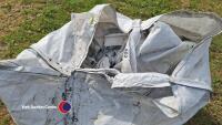 10 x large heavy duty bulk bags with handles and a discharge spout bottom fastening. Perfect for garden/building waste or log storage - 2