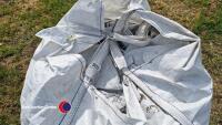 10 x large heavy duty bulk bags with handles and a discharge spout bottom fastening. Perfect for garden/building waste or log storage, approx 1T bags - 2