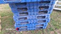 17 x hard plastic blue pallets (105w x 105l x 15d) - 3