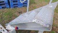 Pair of strong metal steps with hand rails - 5
