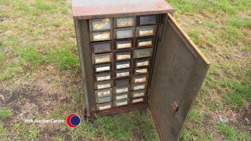 Industrial metal drawers