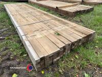 Timber - approx 118in x 2in x 1in - 2