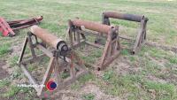 3 x engineer roller stands - 2