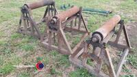 3 x engineer roller stands - 3