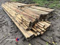 Timber - approx 118in x 2in x 1in - 3