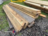 Timber - approx 96in x 7.5in x 2in