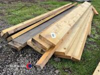 Timber - approx 96in x 7.5in x 2in - 2