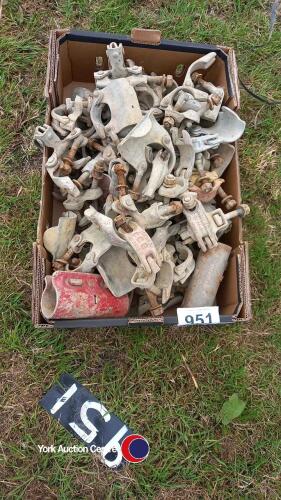 Various scaffold clips