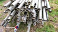 250 x 6ft galvanised scaffold tubes, 125 x 10 - 13ft galvanised scaffold tubes - 2