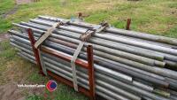 250 x 6ft galvanised scaffold tubes, 125 x 10 - 13ft galvanised scaffold tubes - 3