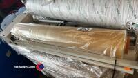 Static wrapper machine and 2 rolls of new wrap