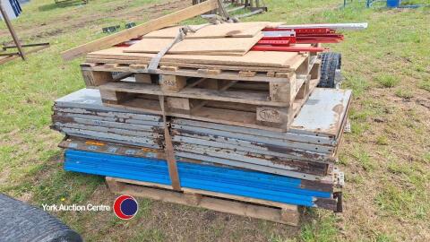 2 x pallets of workshop racking