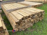 Timber - approx 117.5in x 3in half cuts - 2
