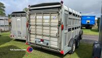 Ifor Williams 12ft cattle/sheep trailer with decks, good tyres, one owner from new. - 4
