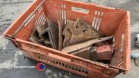 Plough wearing metal