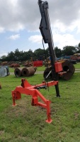 Tractor mounted post knocker