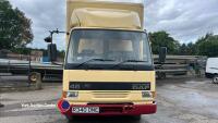 Leyland DAF 45 150 Horsebox R340DNE with Cummins engine. Genuine 72,000 miles. 2 owners & service history. MOT to 31/01/2026. Tacho: calibrated until 19/10/2025. Good tyres, spare on bracket. 2 Keys; engine isolator. Tow Bar & Electrics for a caravan; 20f - 3