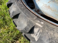 Pair Michelin BibaGrip 9.5-R48 tyres on 8 stud wheels - 3