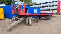 25ft Ex artic flat trailer converted to hydraulic brakes and 12V lights - 2