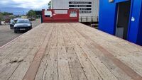 25ft Ex artic flat trailer converted to hydraulic brakes and 12V lights - 3