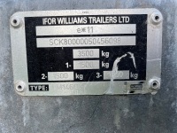 Ifor Williams tri-axle trailer c/w sides - 6