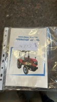 Compact tractor, manual in office - 5