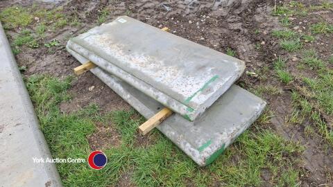 Mixed concrete panels