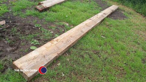 Reclaimed pitch pine beams