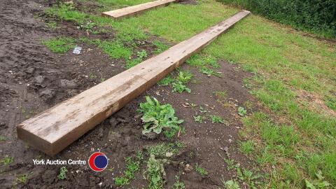 Reclaimed pitch pine beams