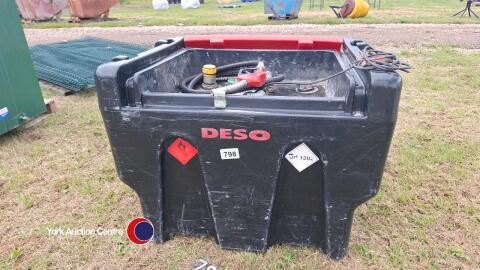 12V diesel tank with pump and gun