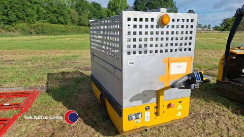 Electric powered 4 wheel barrow