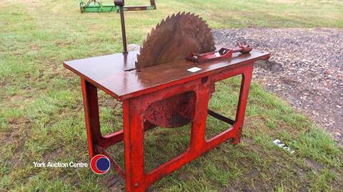 B.W. Chard saw bench