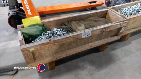 Heavy duty snow chain, 80kg each, in wooden box