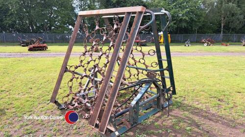 Weaving 6m hydraulic folding chain harrow