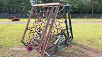 Weaving 6m hydraulic folding chain harrow