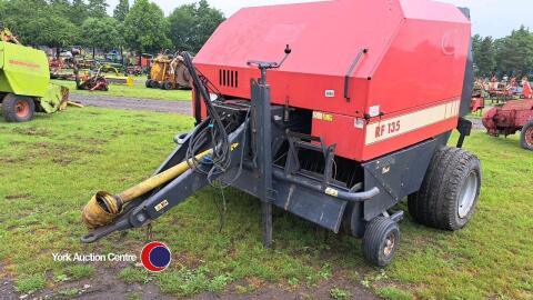 Vicon RF 135 round baler, control box in office