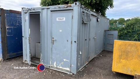20ft container including office, toilet, store, generator