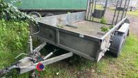 Ifor Williams plant trailer