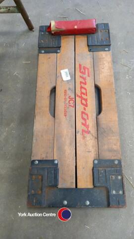 Snap on crawler trolley