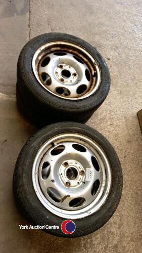 4 x smart car wheels and tyres