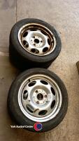 4 x smart car wheels and tyres