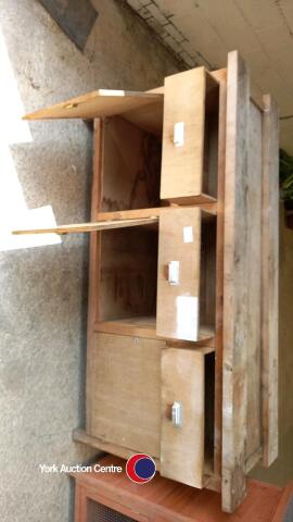 Large wooden workbench