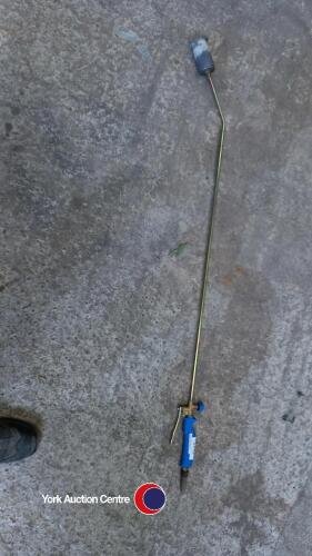 Long reach propane torch, roofing weeds etc